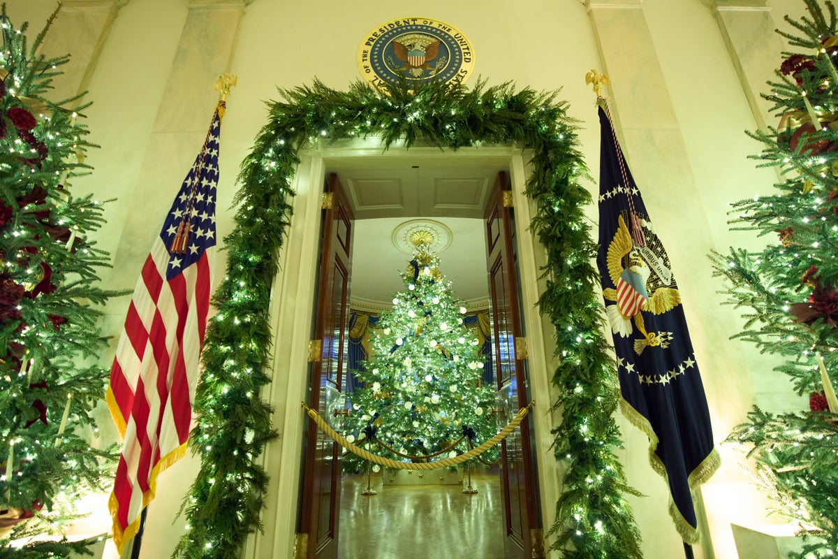 Melania Trump reveals White House holiday decorations and her theme, Home Is Where the Heart Is