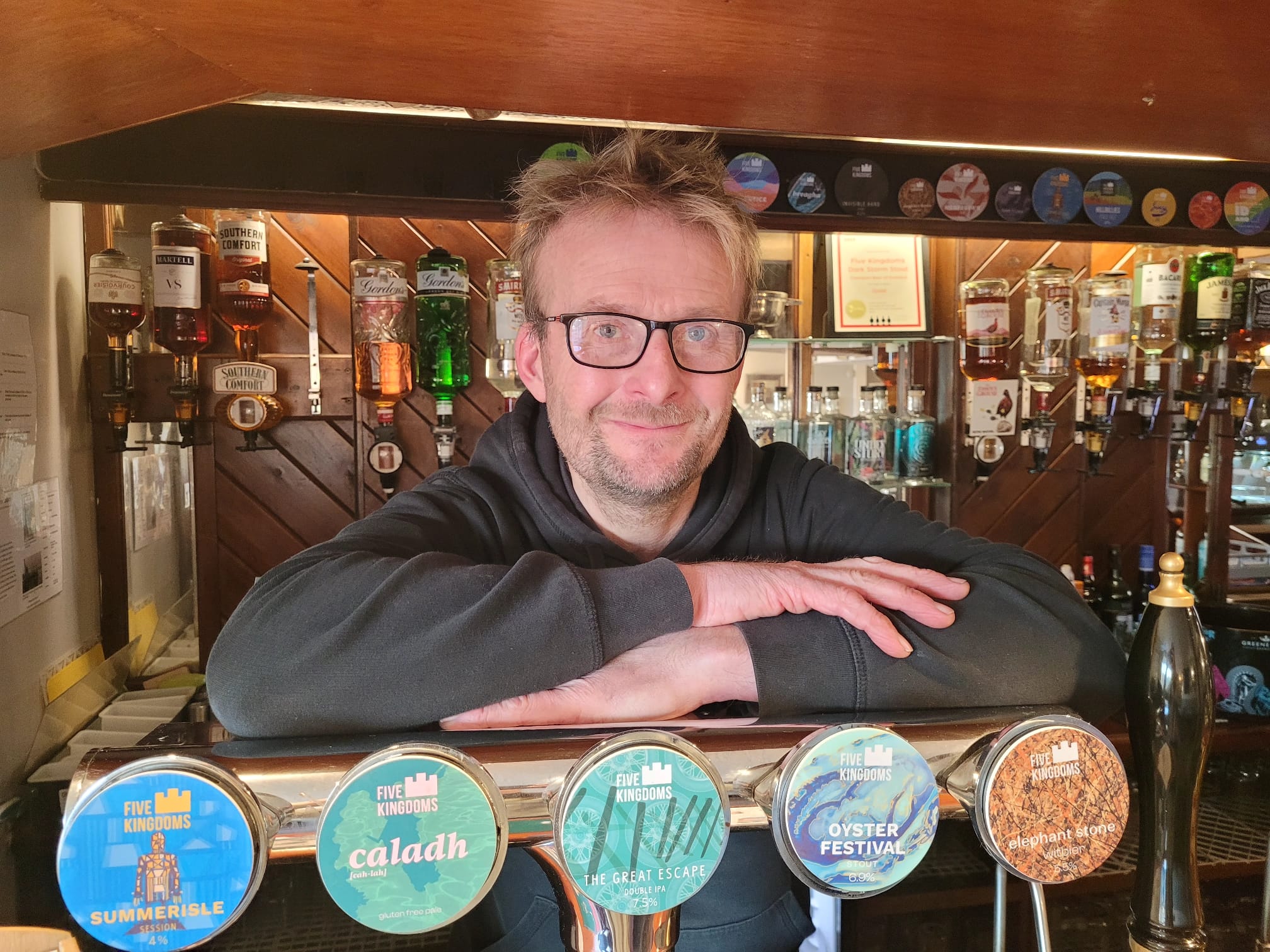 Alastair Scoular (pictured) took over his family pub The Steam Packet Inn in 1995, but says he has never experienced the industry in rural Scotland as ‘tough as it is’ right now