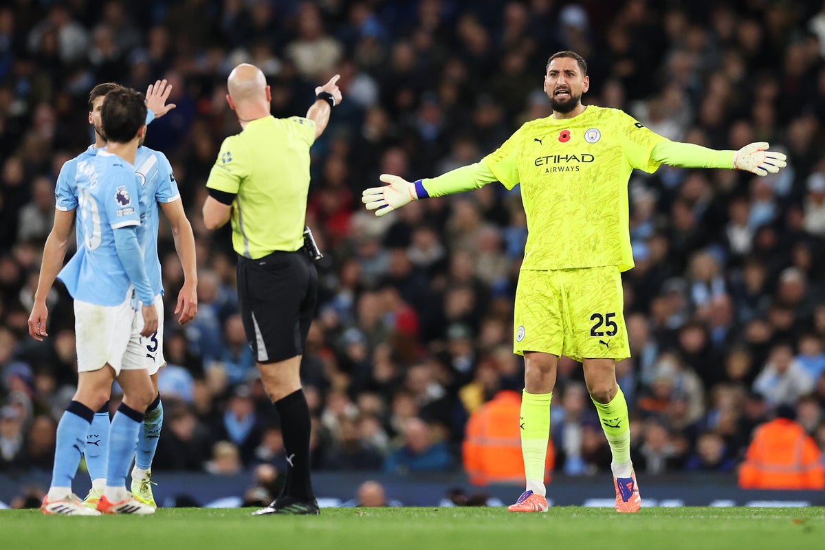 Image for Gianluigi Donnarumma’s lack of discipline is a problem being ignored by Pep Guardiola