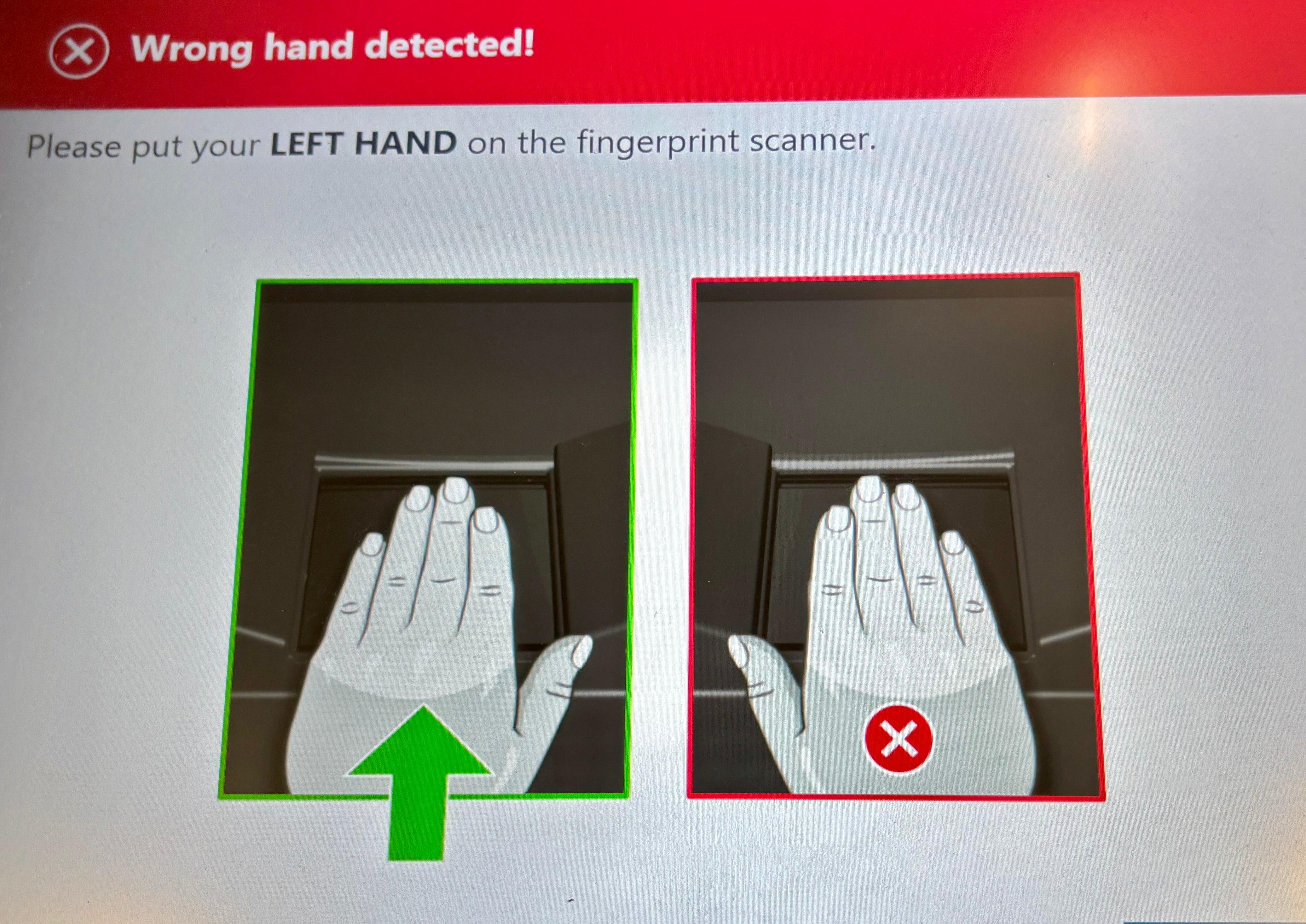 Our reader is concerned that airport scanners are unhygienic
