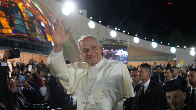 APTOPIX Lebanon Mideast Pope