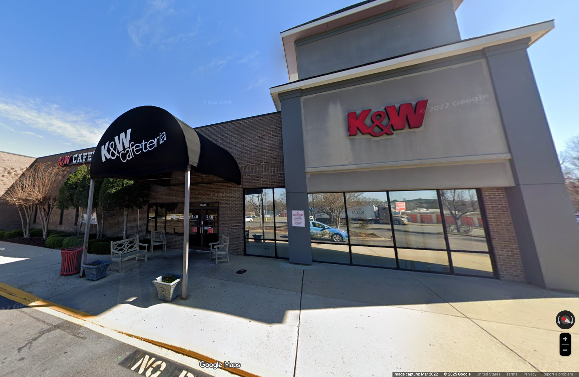 A now shuttered K&W Cafeteria location in North Carolina. The company announced it was closing its remaining eight restaurants effective December 1, 2025, after more than 80 years in operation