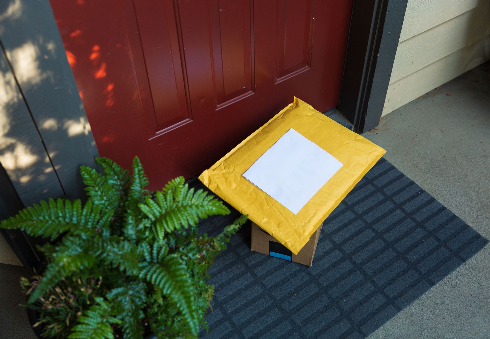 Parcels left on the doorstep can prove tempting for opportunistic thieves