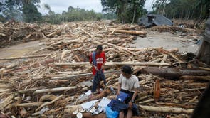 Indonesia Extreme Weather Asia Flooding