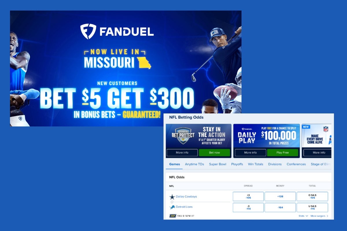 FanDuel Missouri Promo Code: Claim $300 Bonus Bets After Betting $5