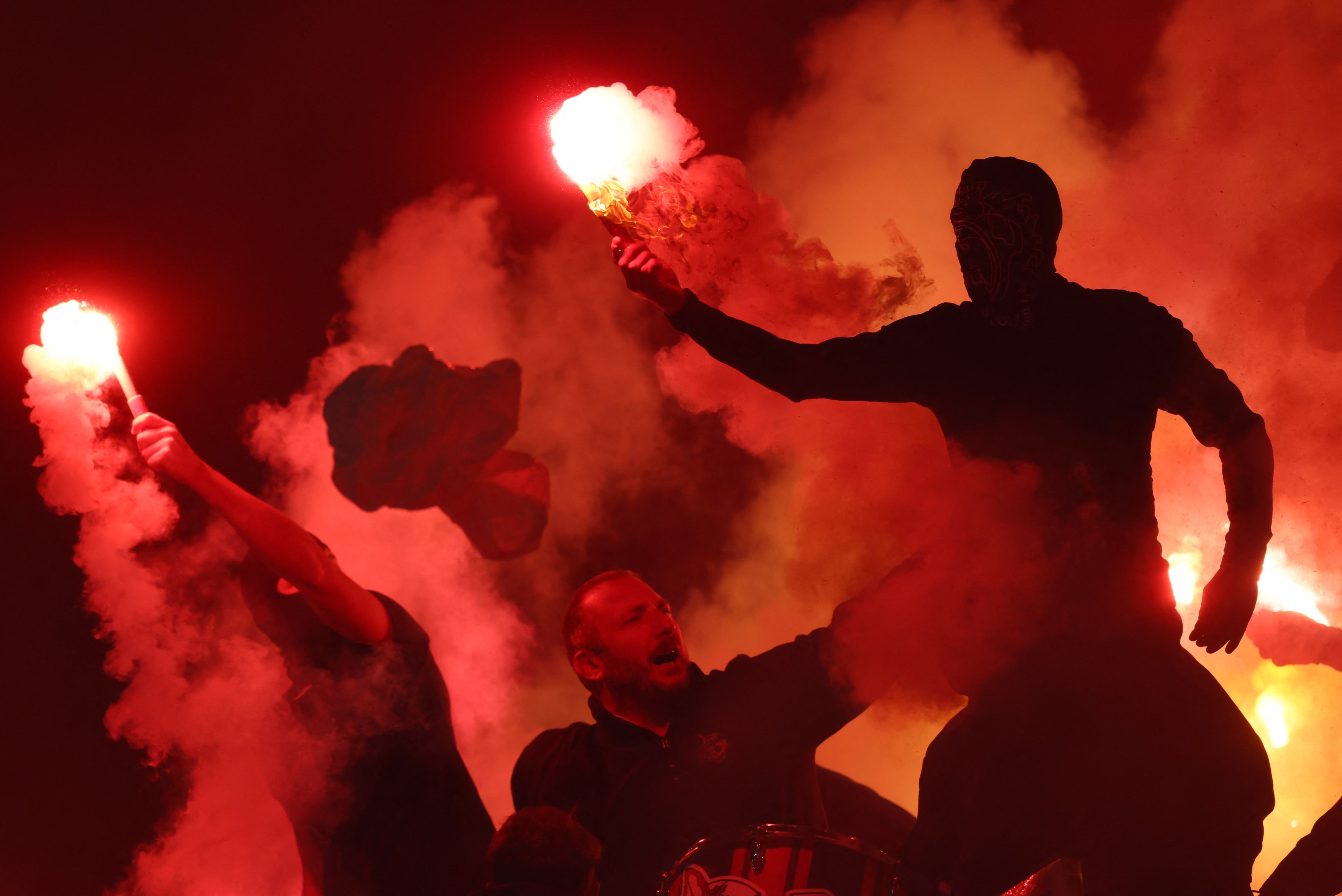 Nice’s fans reacted furiously to their side losing again