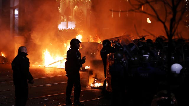 APTOPIX Bulgaria Protest