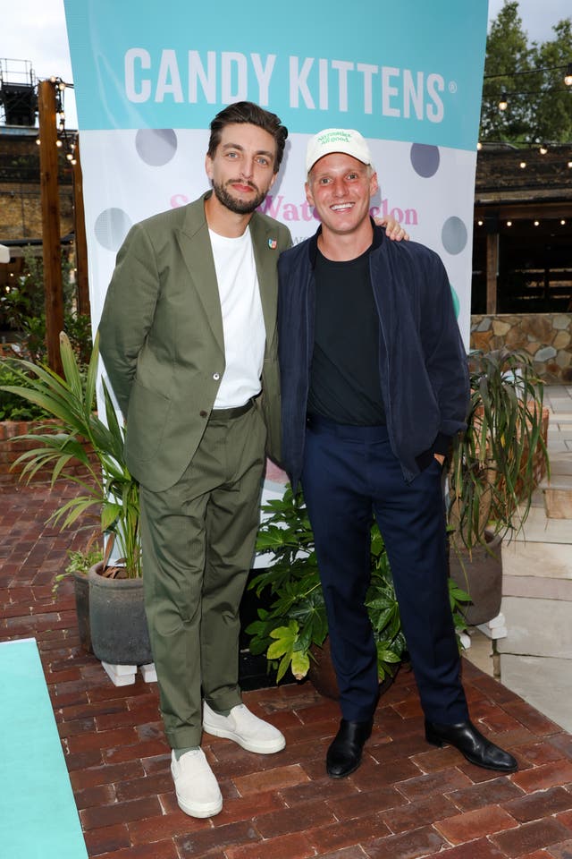 <p>Candy Kittens co-founders Jamie Laing (R) and Ed Williams (L) are due to acquire the snack brand Graze </p>