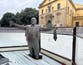 Pavarotti’s widow furious after Italian town builds ice rink around statue of opera legend