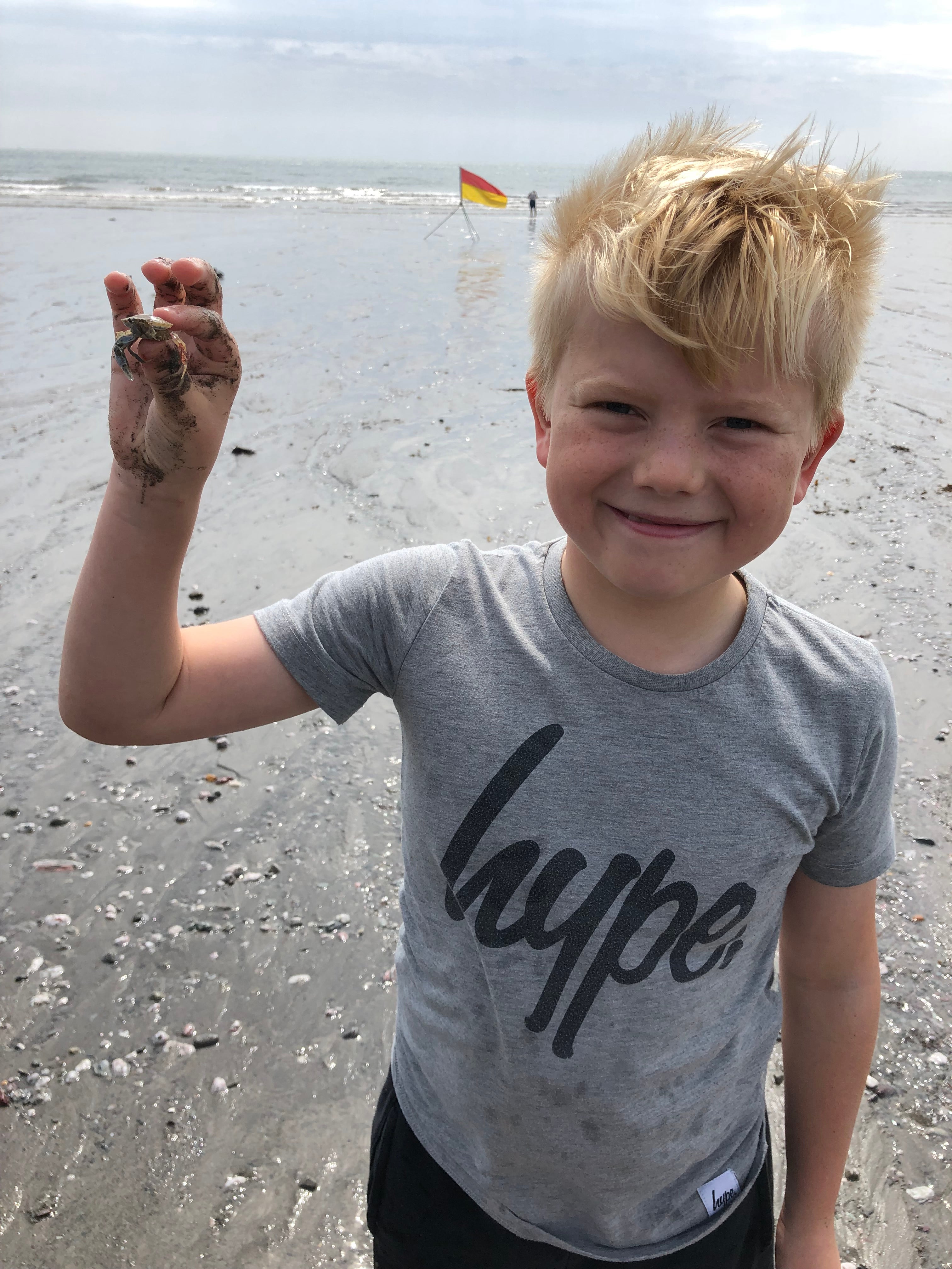 George died from a glioblastoma in 2022 when he was just 13