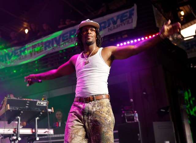 <p>Rapper Toosii, real name Nau’Jour Grainger, will play football at Syracuse</p>