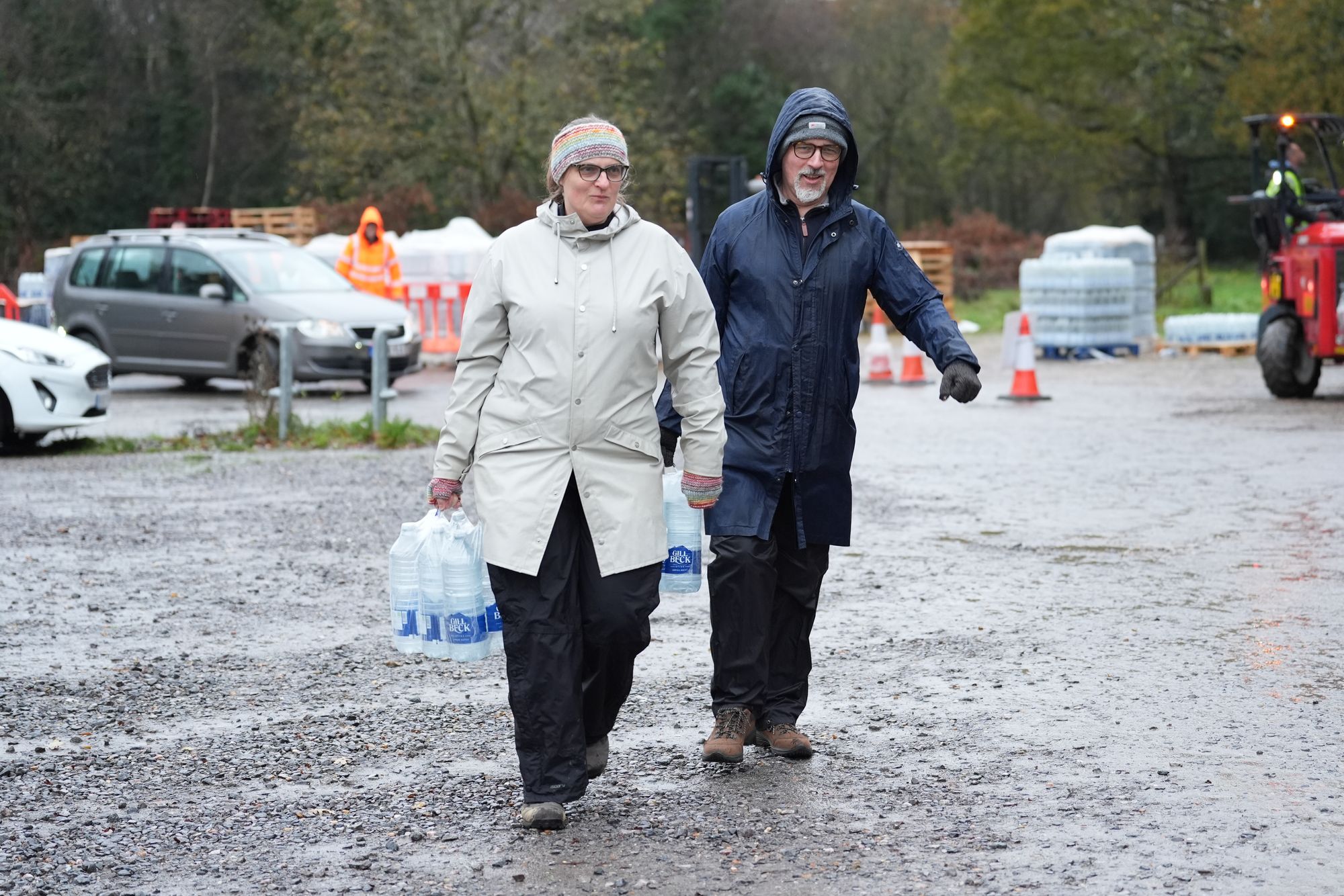 <p>Residents of Tunbridge Wells collect bottled water after a failure at a  treatment site meant that the supply was shut off to the Kent town (Gareth Fuller/PA Wire)</p>