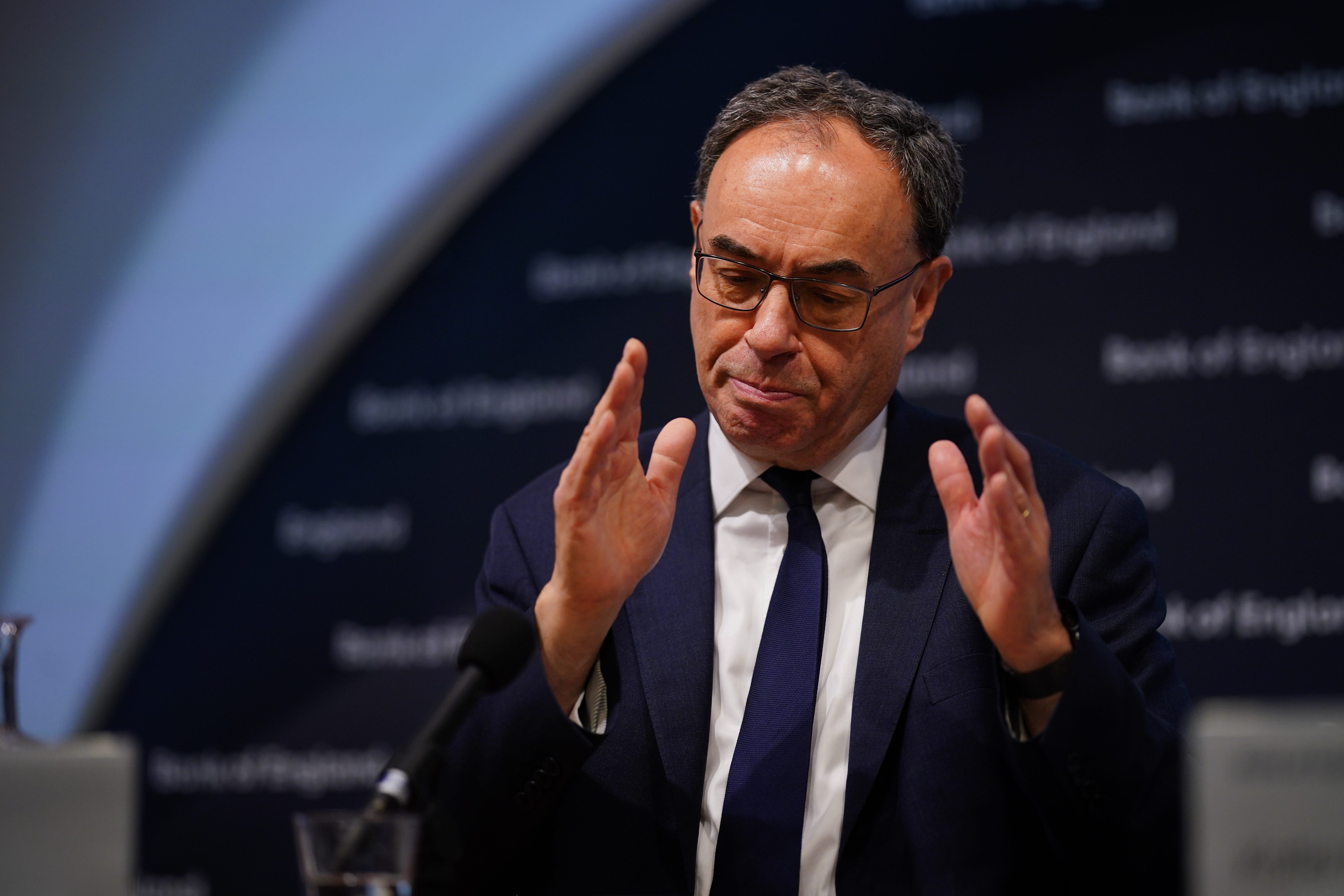 Cyber attacks are among the biggest risks to financial stability in the UK, Andrew Bailey has warned (Yui Mok/PA)