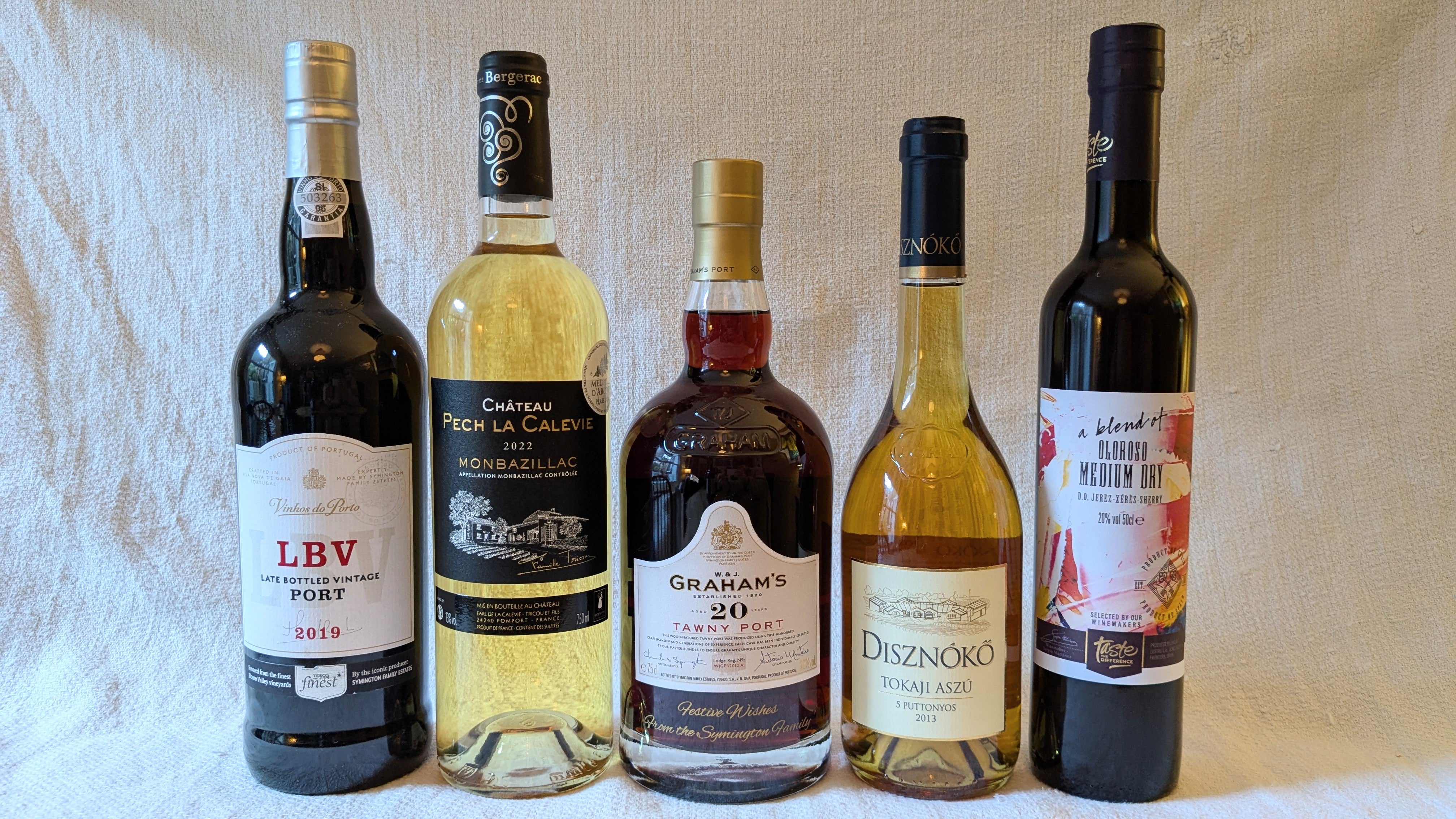 Some delicious ports and sherries