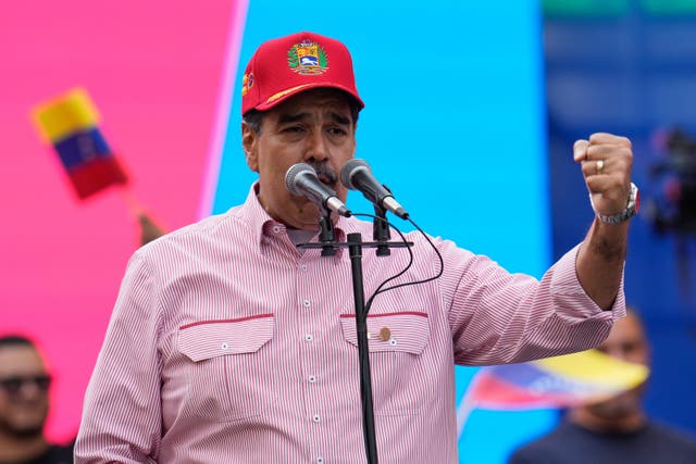 <p>Venezuelan President Nicolas Maduro</p>