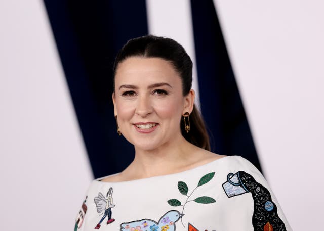 <p>Ms. Rachel, pictured at Glamour’s Women of the Year 2025 Awards, during which she wore a dress with drawings from children in Gaza embroidered on the fabric. Ms. Rachel has been named a candidate for ‘Antisemite of the Year’ by the group StopAntisemitism </p>