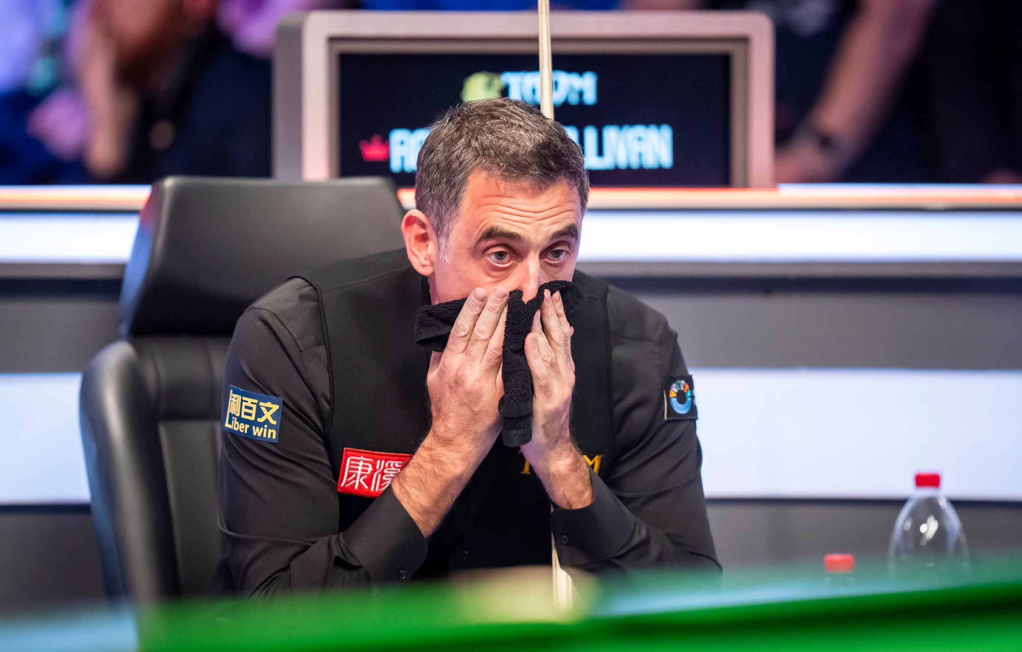 <p>Ronnie O'Sullivan has crashed out of the UK Championship</p>