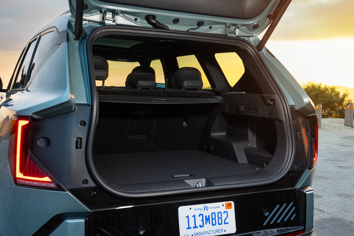 The Kia EV5 has a huge 566-litre boot and 44-litre frunk