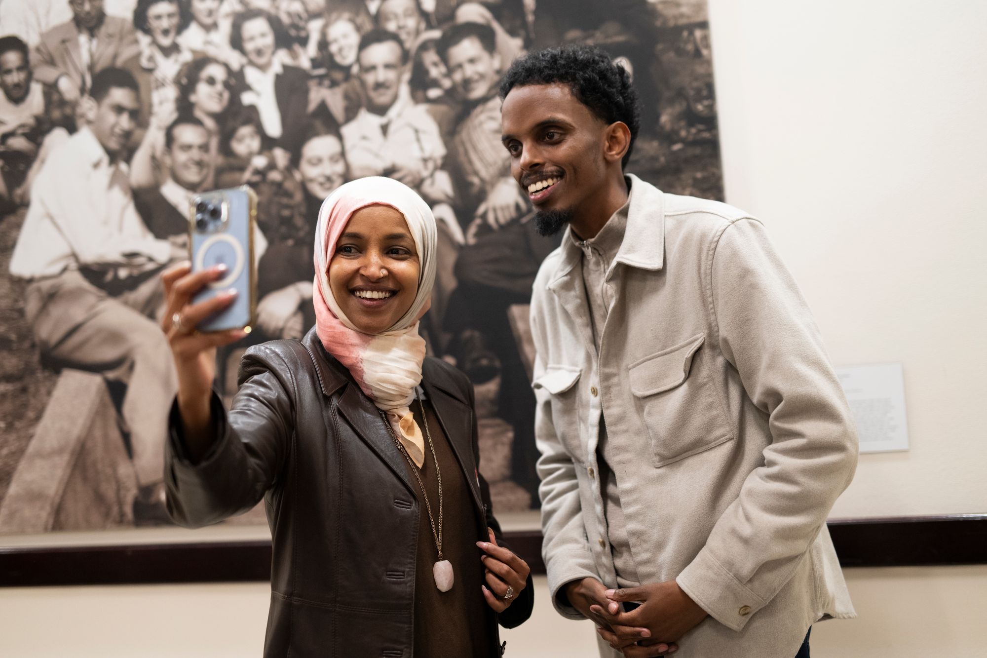 Minnesota state Senator Omar Fateh, right, alongside Rep. Ilhan Omar, have both been targets of Trump’s anti-immigrant attacks targeting Somali immigrants and refugees in the state