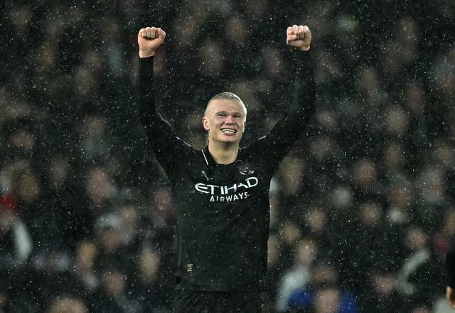 <p>Erling Haaland hit his 100th Premier League goal against Fulham</p>