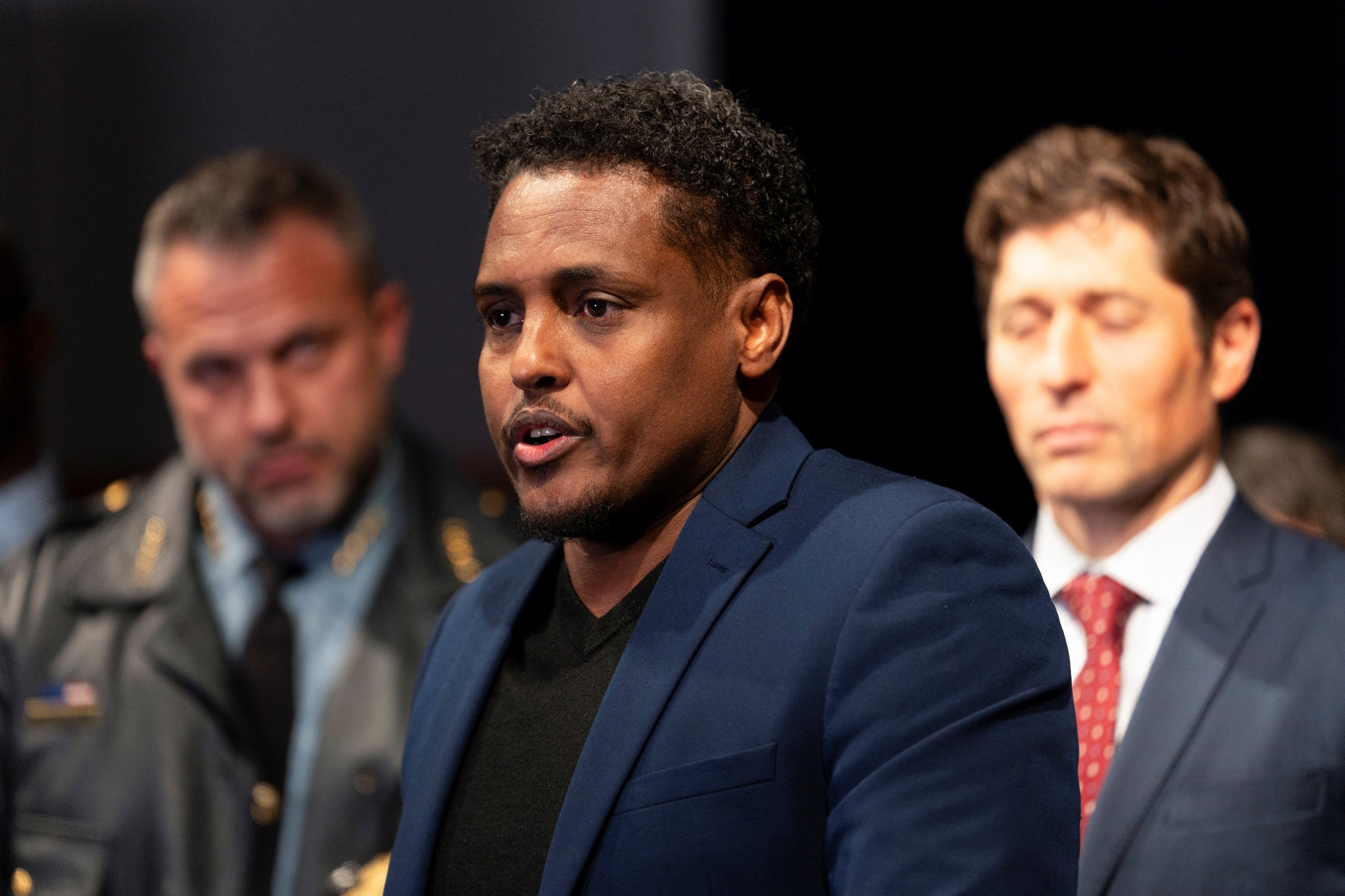 Minneapolis City Council member Jamal Osman said Somali Americans are ‘not going anywhere’ after the Trump administration threatened to deploy dozens of federal agents into the city