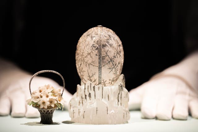 The Winter Egg by Faberge (James Manning/PA)