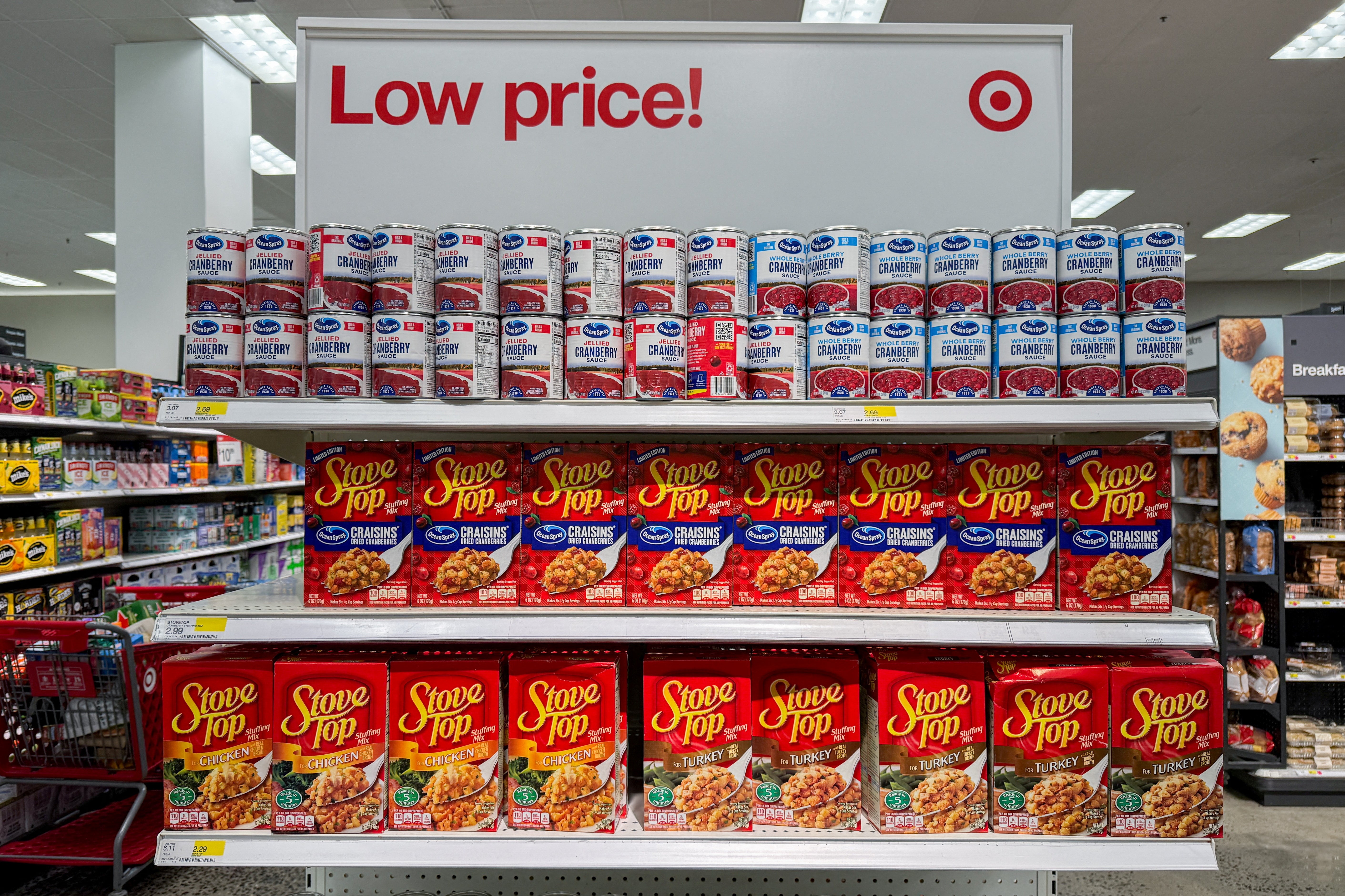 Ocean Spray is investigating its cranberry sauce after viral videos appeared to show cans of the Thanksgiving staple filled with water