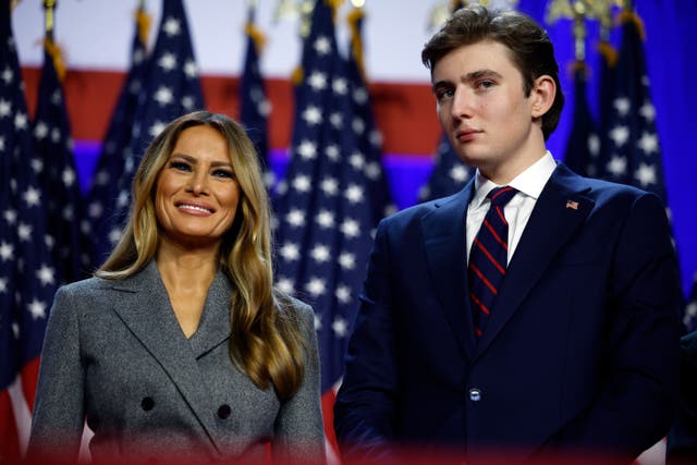 <p>The proposed legislation would strip the first lady Melania Trump and son Barron of their Slovenian citizenship</p>