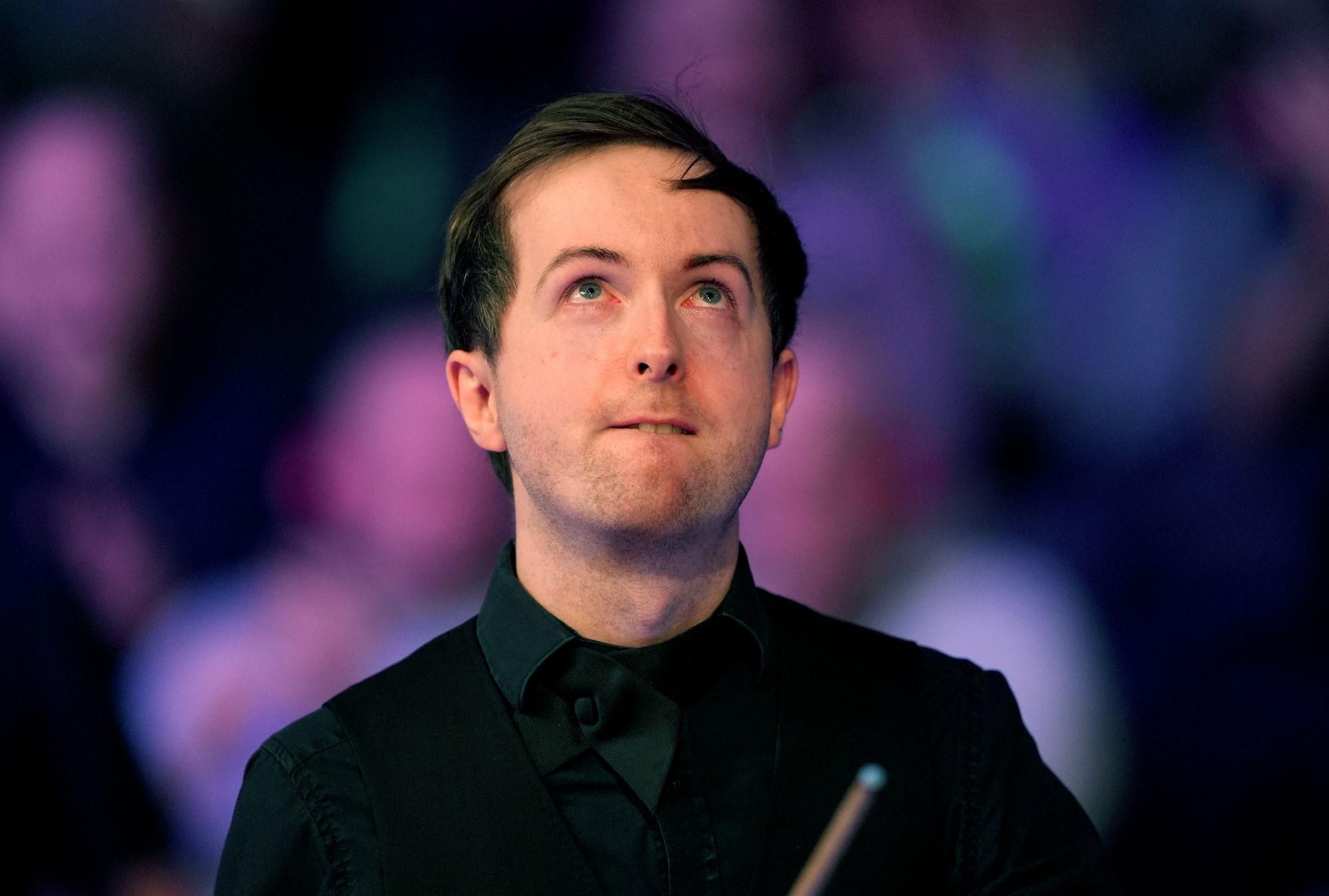 Scott Donaldson was emotional as he walked out to face Mark Allen