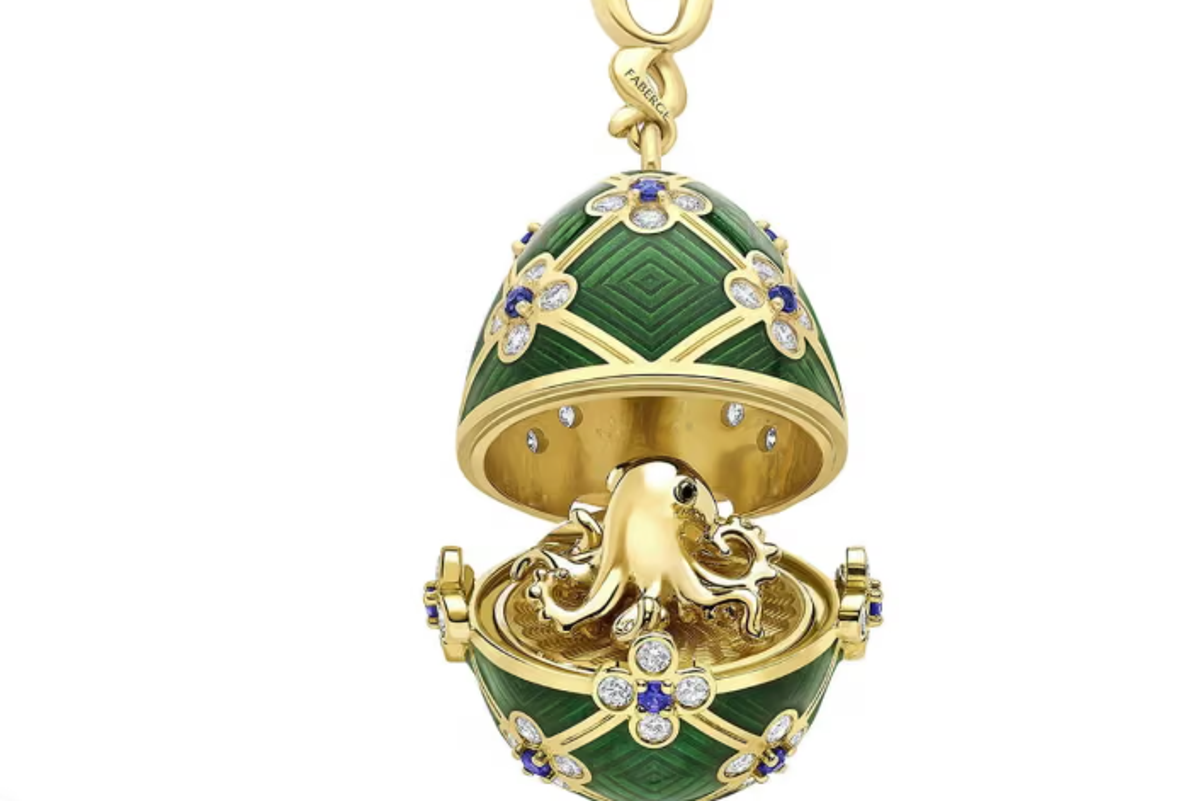 Man accused of swallowing £15k Faberge pendant during jewellery heist