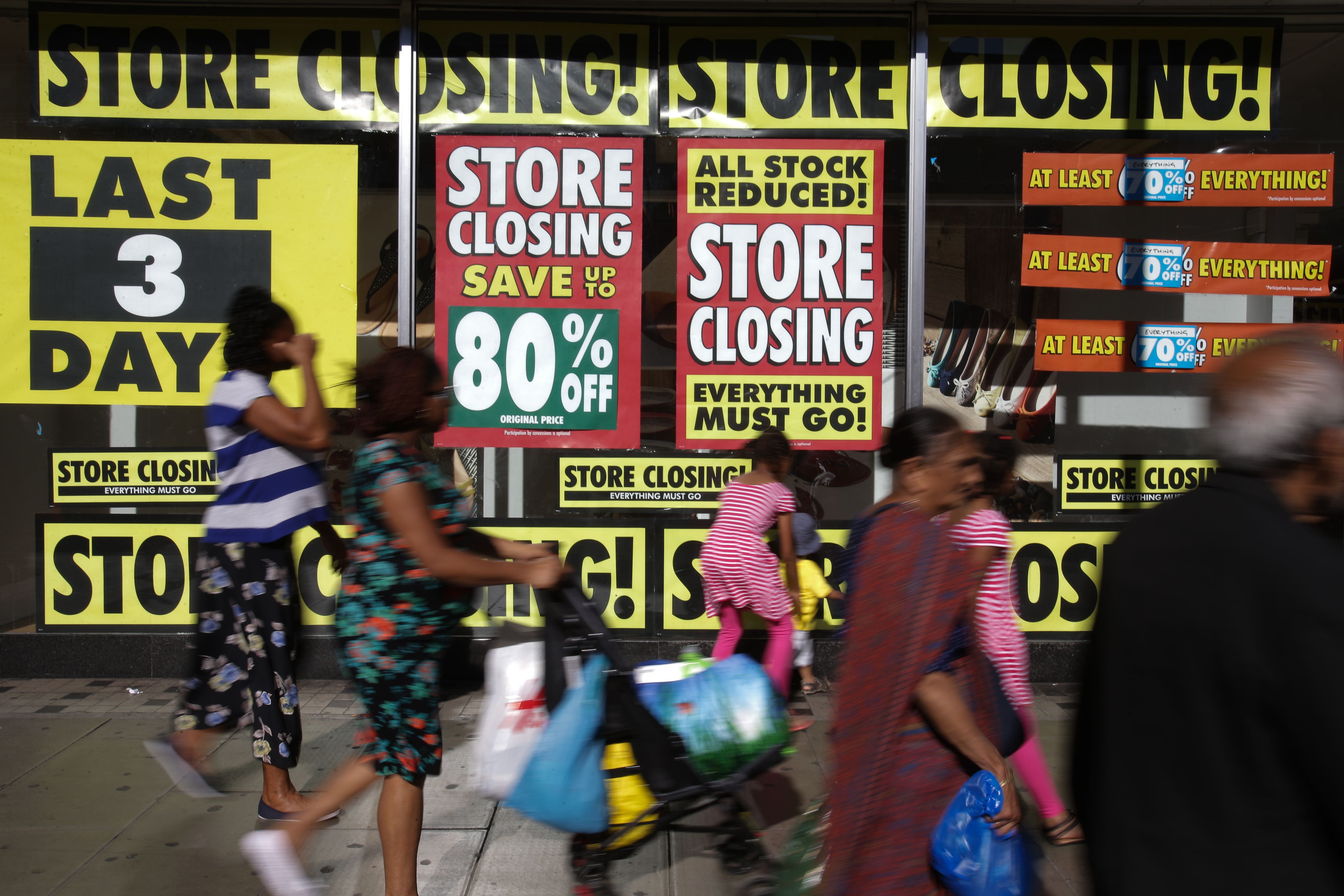 The rate of businesses closing their doors in the UK last year was the lowest level since 2016, recent figures show (PA)