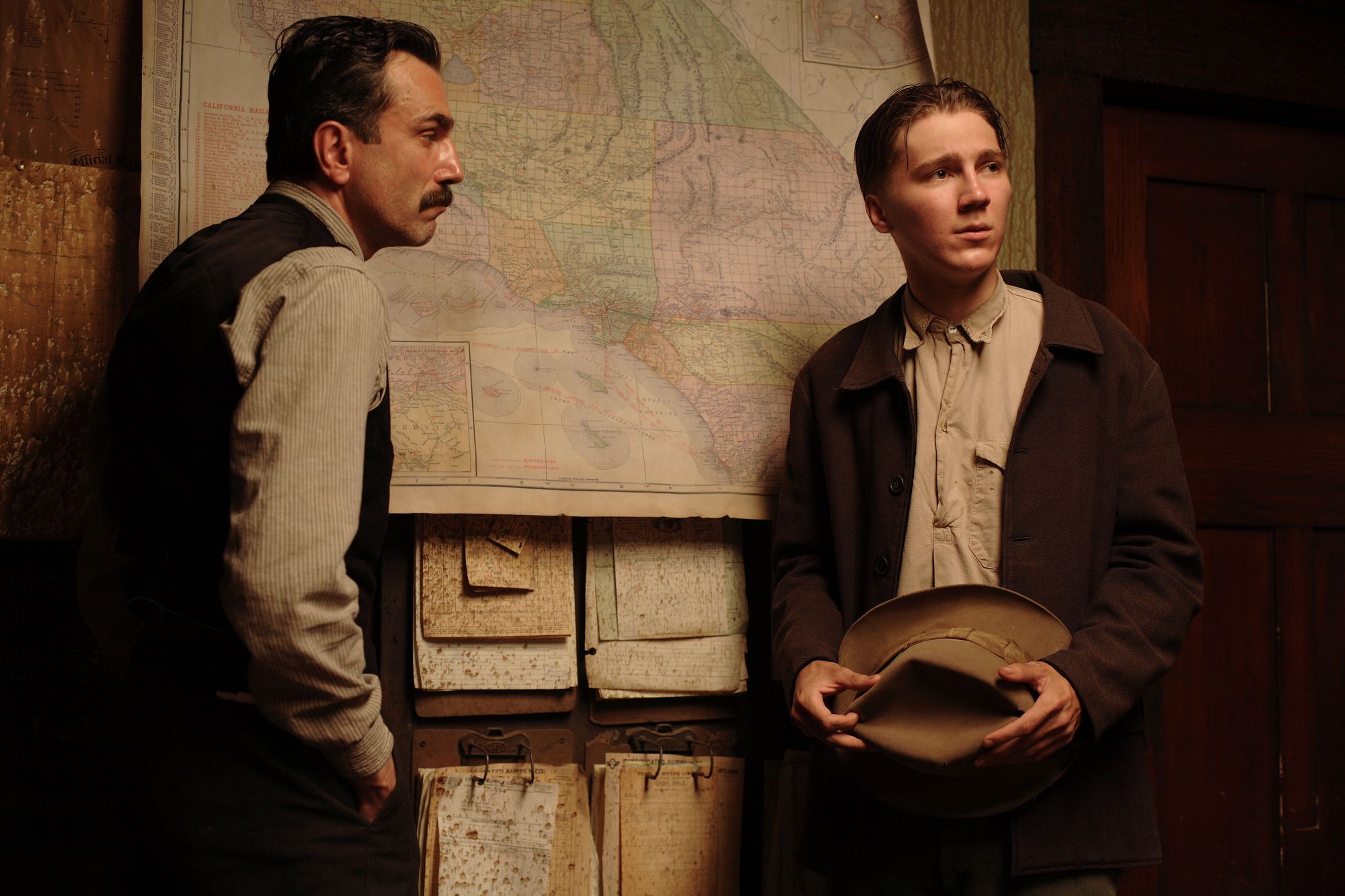 Give me the blood, Eli: Day-Lewis and Dano in 'There Will Be Blood'