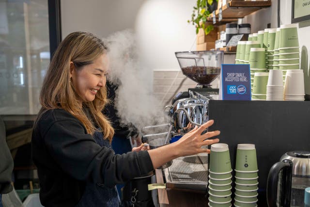 <p>Hiromi Matsunobu from Matchado prepares for Small Business Saturday this weekend, of which American Express is the founder and principal supporter.</p>