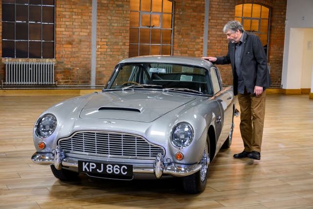 <p>The James Bond-style Aston Martin DB5</p>