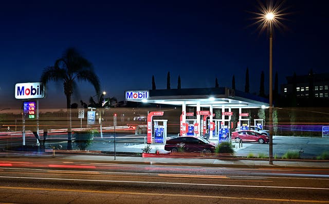 <p>The average price of a gallon of regular gas is around four cents cheaper than a year ago</p>