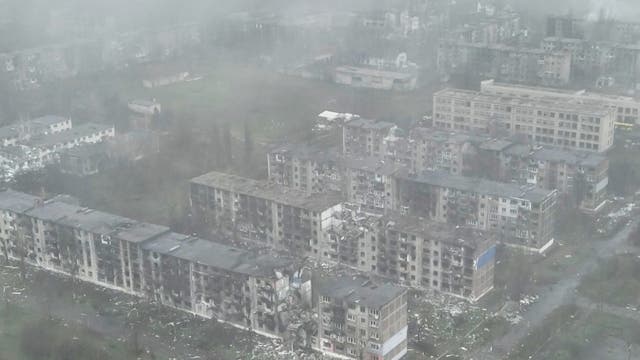 Russia Ukraine War Myrnohrad