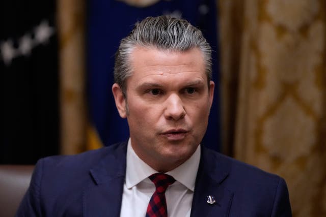 <p>Defense Secretary Pete Hegseth speaks during a Cabinet meeting at the White House, Tuesday, Dec. 2, 2025, in Washington</p>