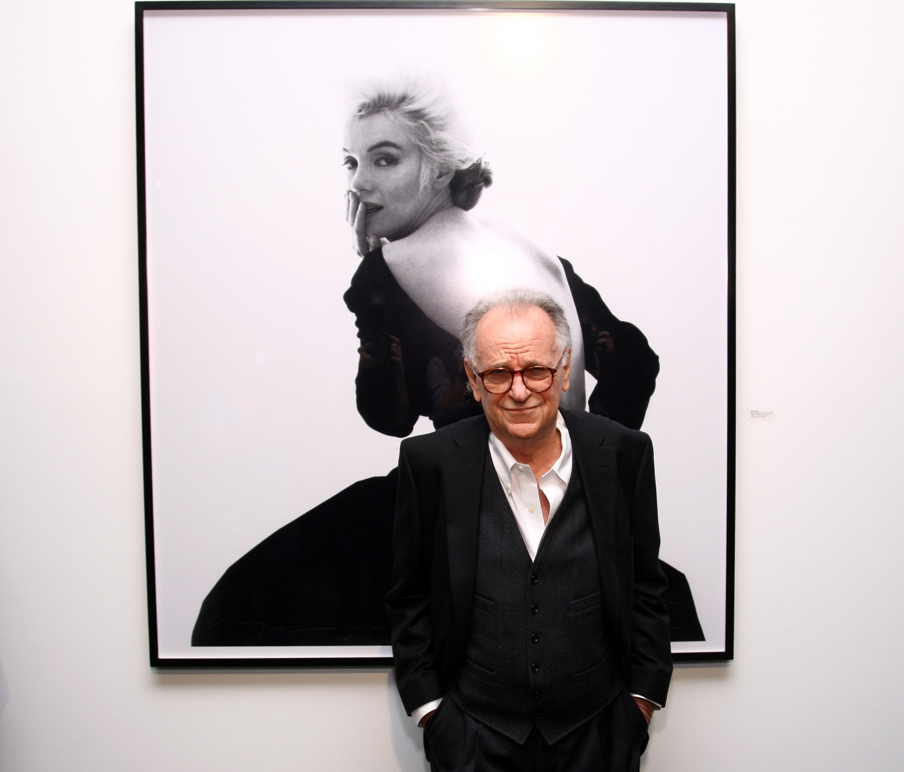 A batch of negatives from Marilyn Monroe's final photo shoot with late lensman Bert Stern, seen here in 2011, are now at the center of a contentious court battle.
