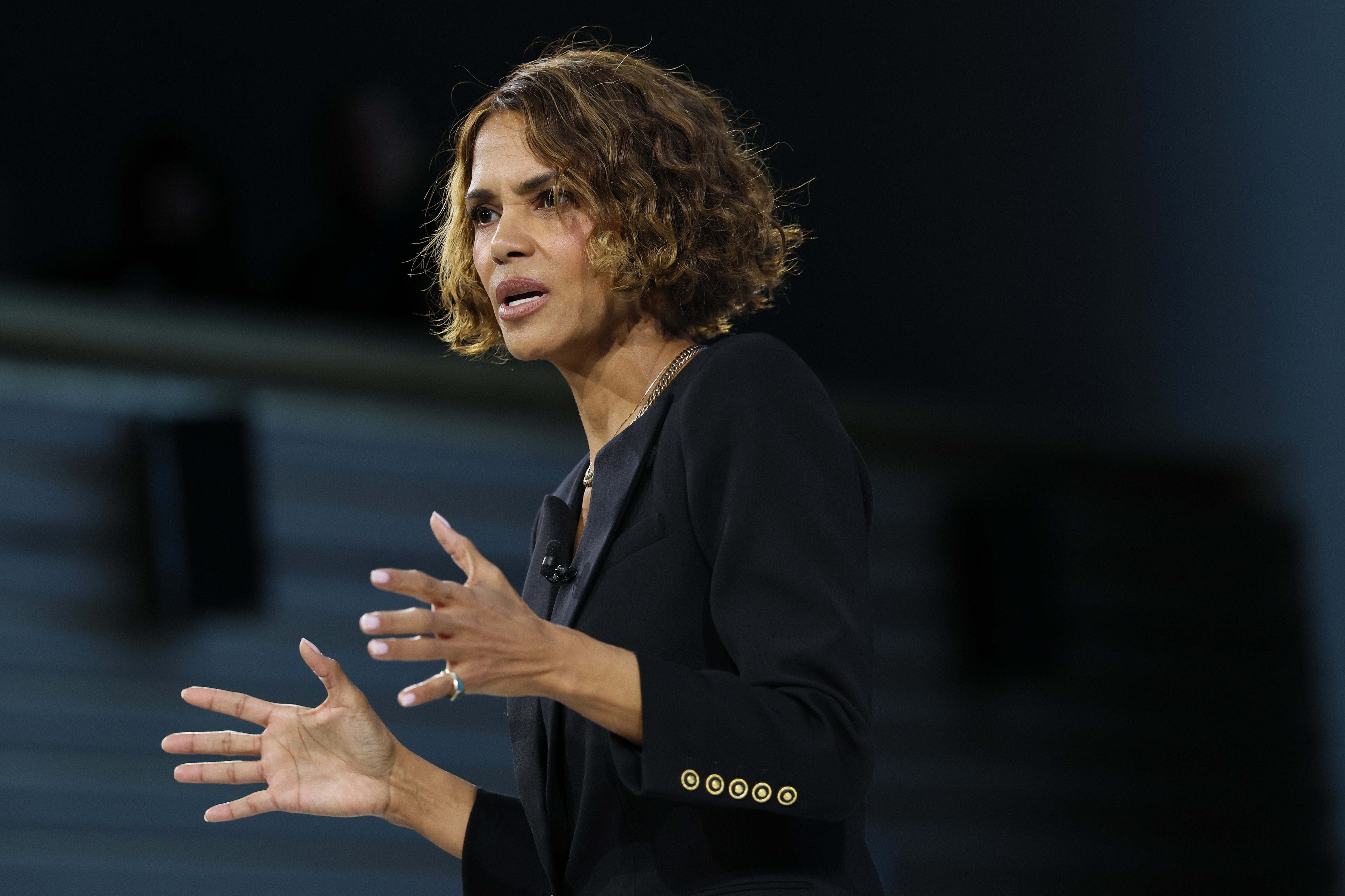 Halle Berry slammed Governor Gavin Newsom over his menopause bill veto at the New York Times’ DealBook conference