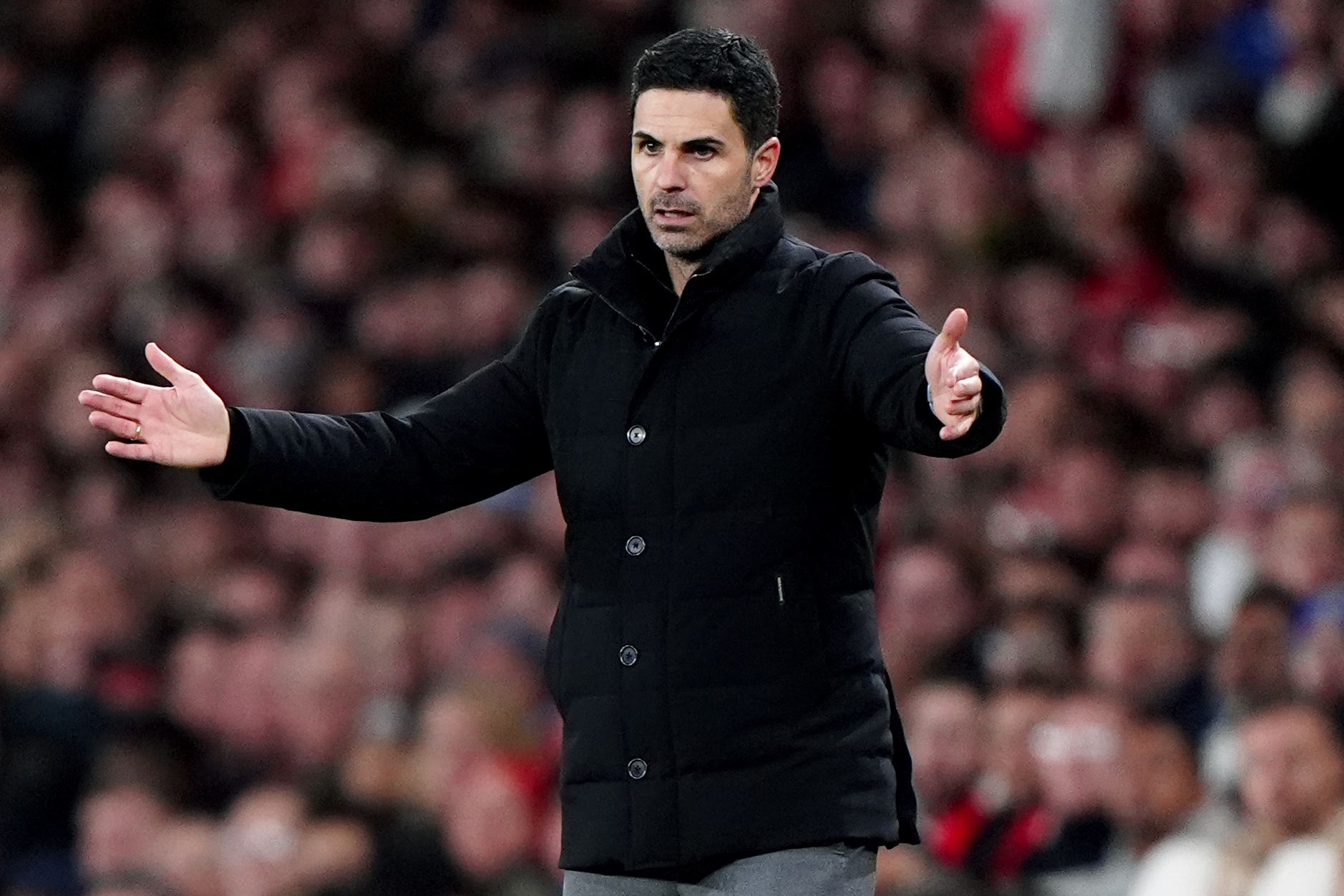 Mikel Arteta is unhappy over the amount of time between matches (Bradley Collyer/PA)