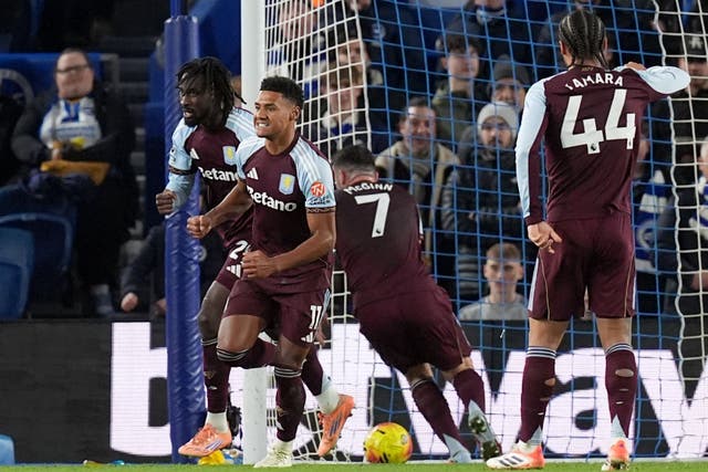Ollie Watkins struck twice at Brighton (Gareth Fuller/PA)