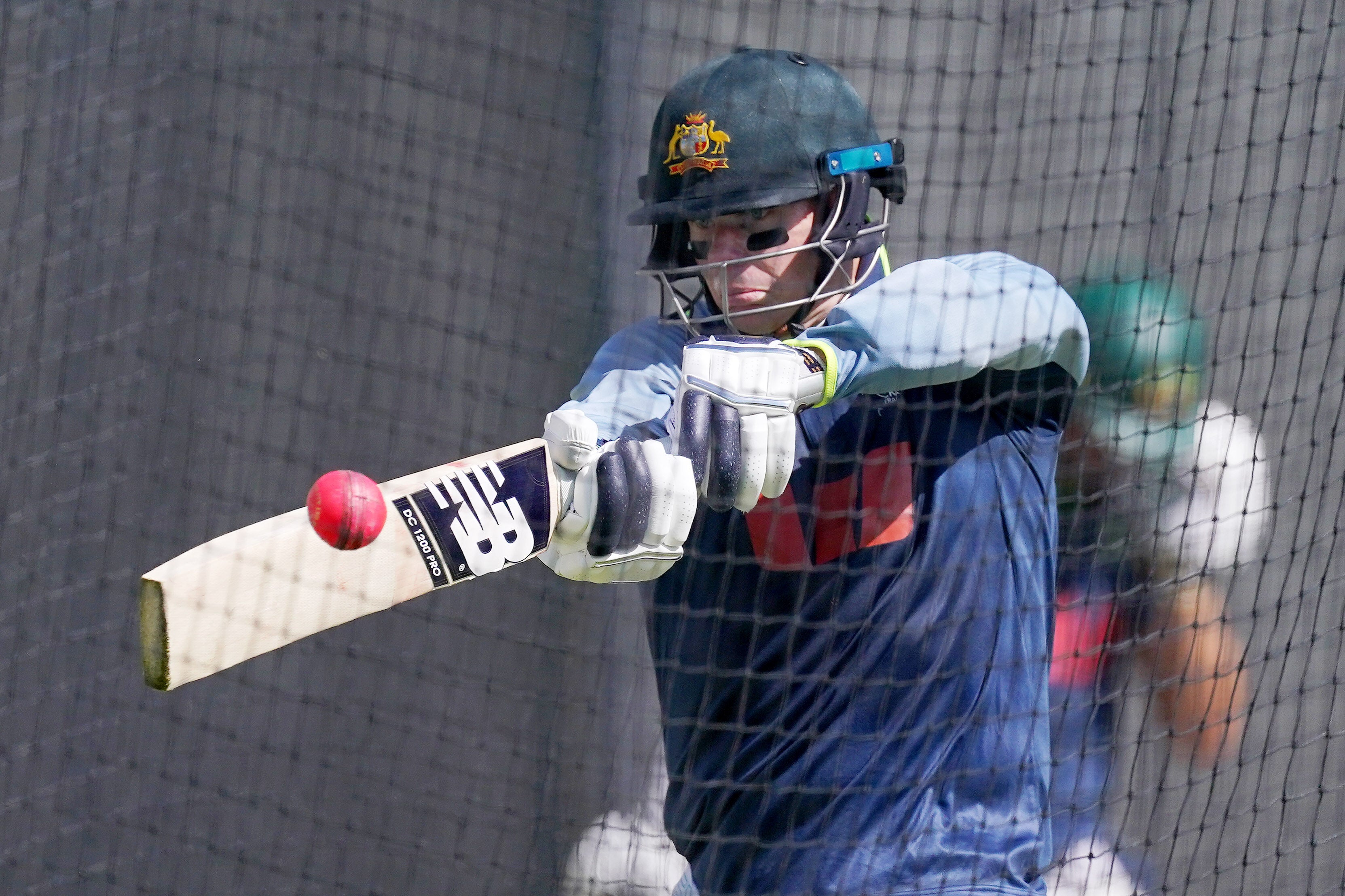 Steve Smith has been practising with the black strips under his eyes