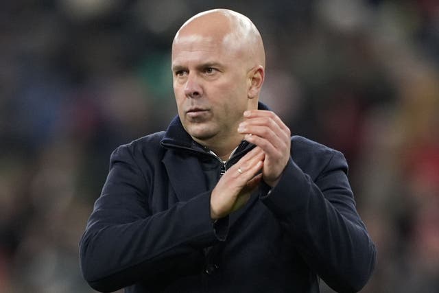 Arne Slot admits Anfield may be losing its fear factor (Peter Byrne/PA)