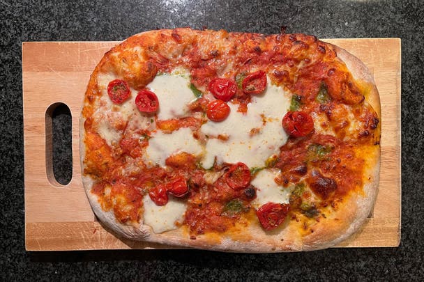 best supermarket pizza indybest review Morrisons the best margherita with pesto stonebaked pizza
