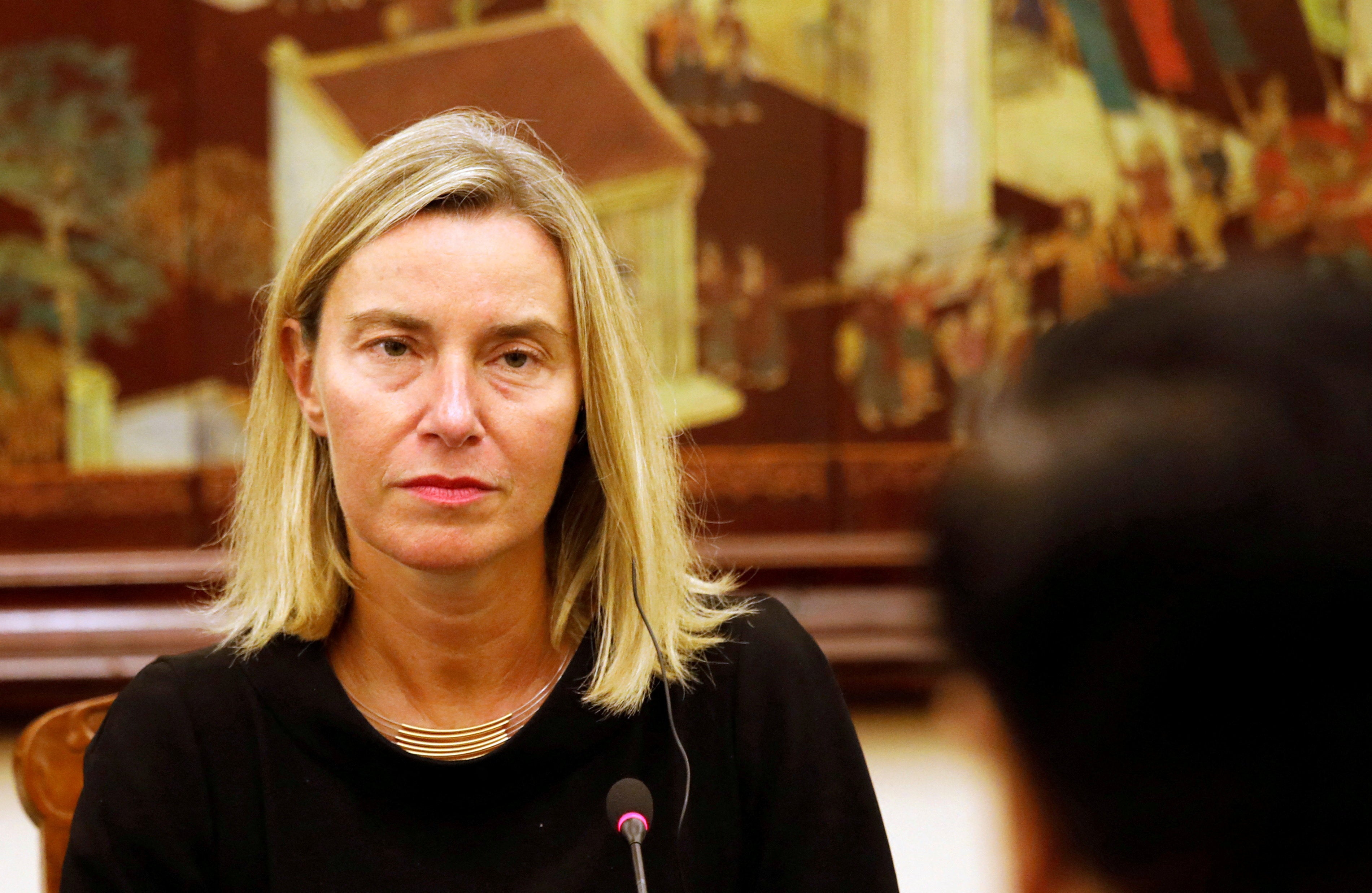 <p>Former EU foreign policy chief Federica Mogherini </p>