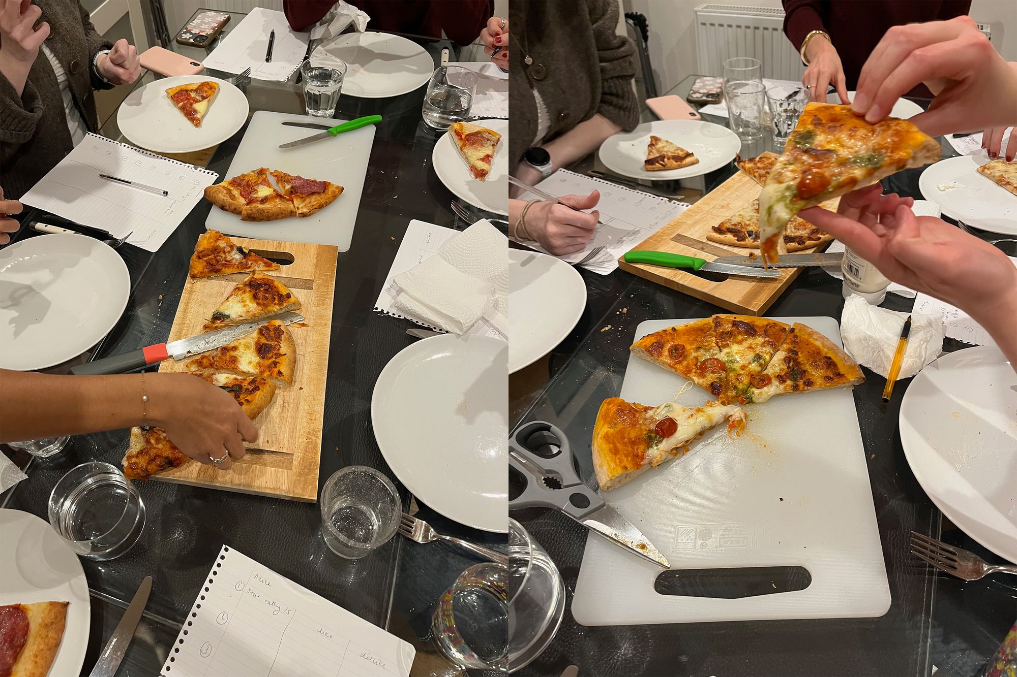 We got really got stuck in our quest to find the best pizza