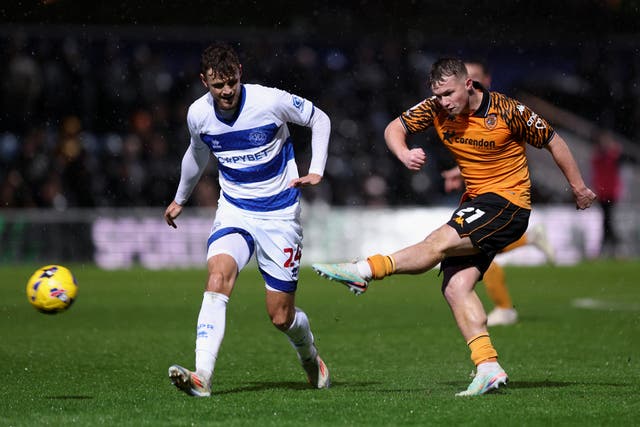 <p>Joel Gelhardt (right) is 3/1 to score anytime for Hull City vs Middlesbrough</p>