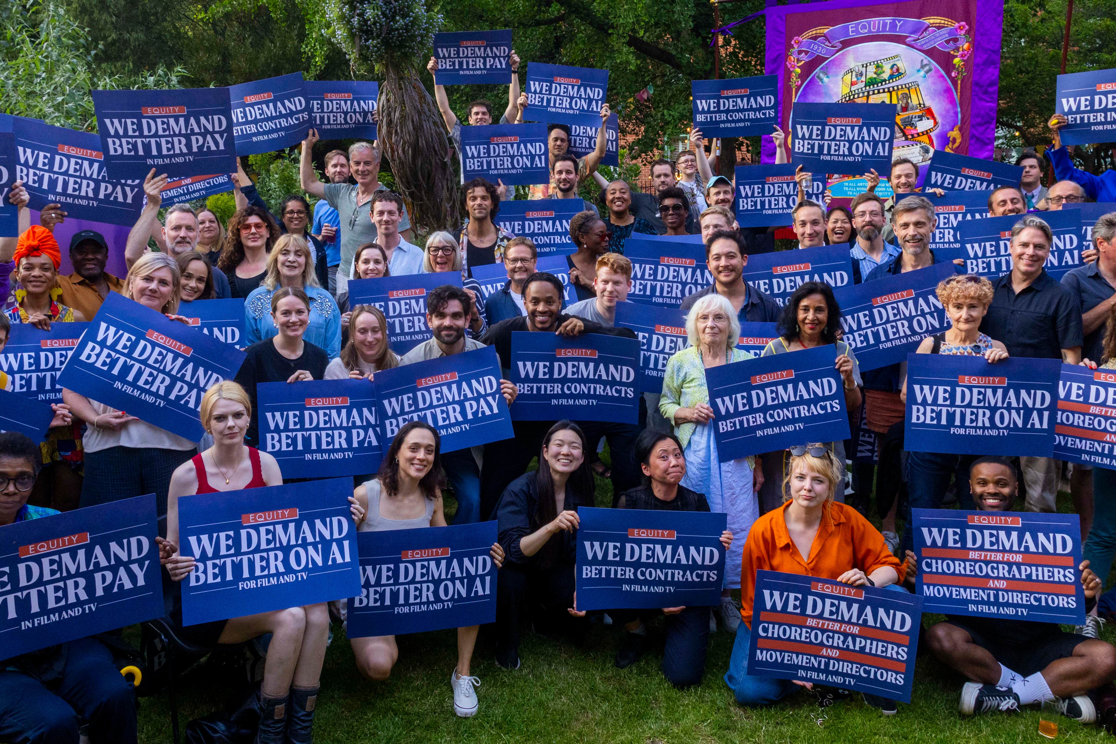 Actors union Equity said the indicative ballot gave its members ‘an opportunity to send a clear message to the industry’ (Mark Thomas/Equity/PA)