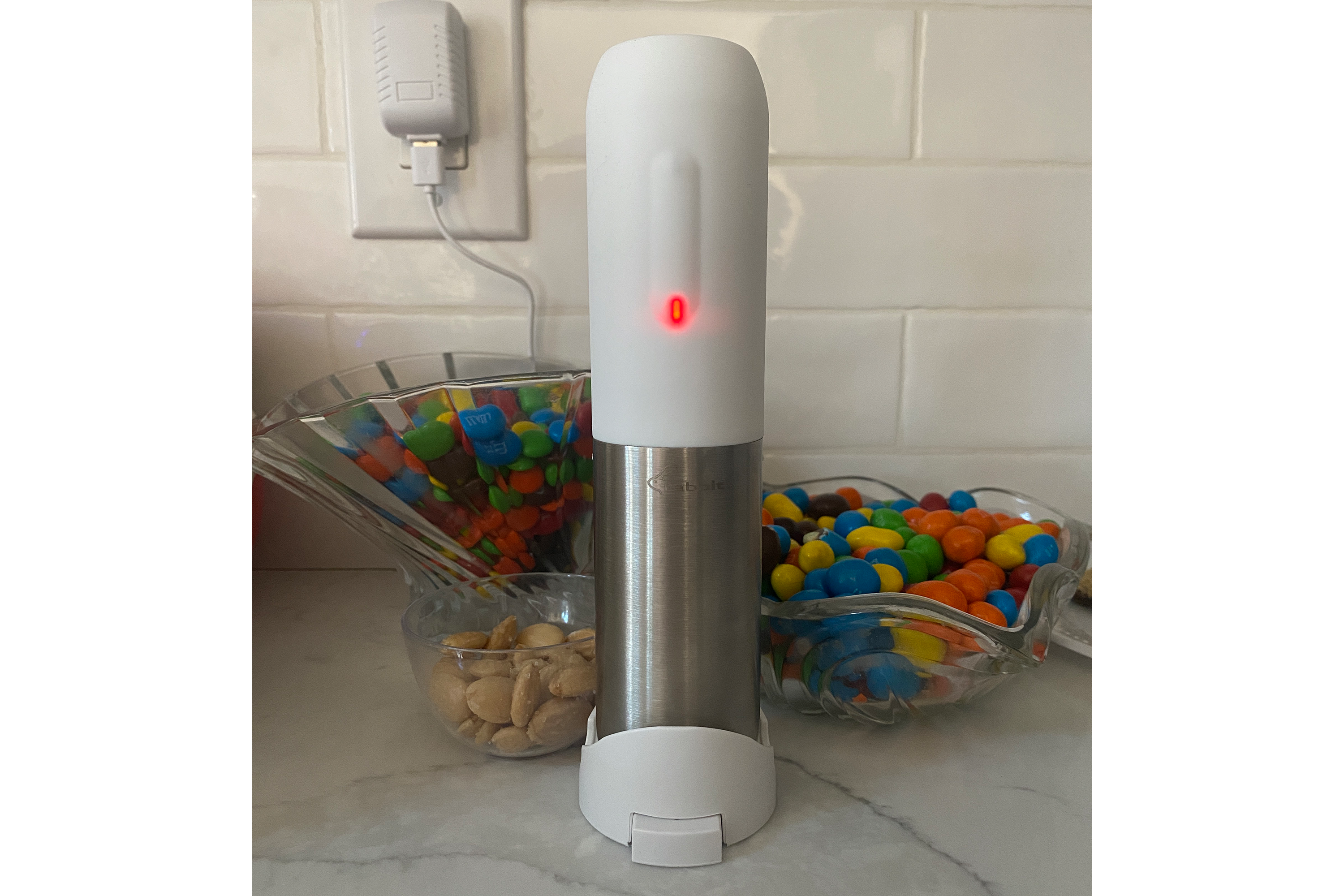 best gift under $50 indybest review Rabbit white compact electric wine opener