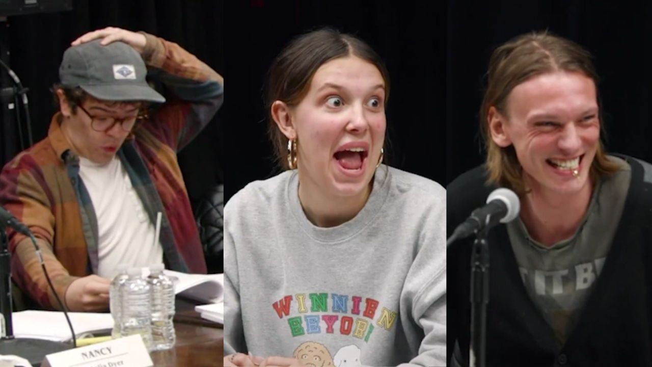 <p>Stranger Things table read</p>
